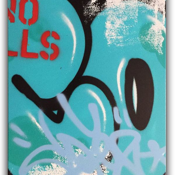 COPE2 - "Post No Bills Blue" Painting