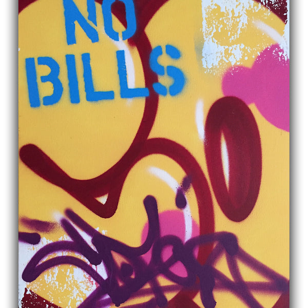 COPE2  "Post No Bills Yellow" Painting