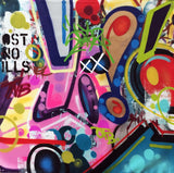 COPE2  "Post No Bills "42.5" x 43" Painting