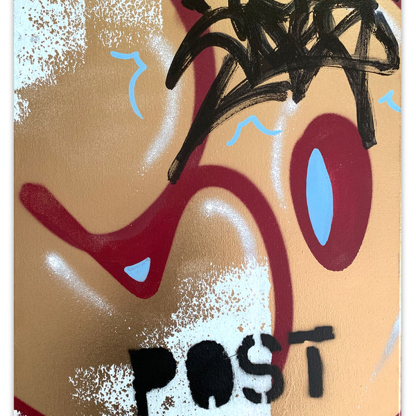 COPE2  "Post No Bills Gold" Painting