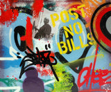COPE2  "Post No Bills " 25.5" x 21" Painting