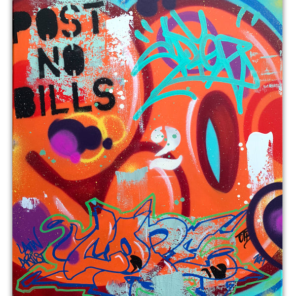 COPE2  "Post No Bills" Painting