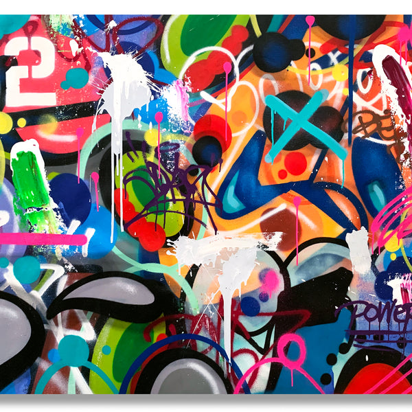 COPE2 "Power" 43" x 53" Painting