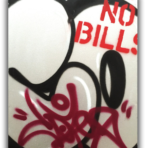 COPE2  "Post No Bills Silver" Painting