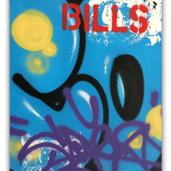 COPE2 - "Post No Bills Blue" Painting