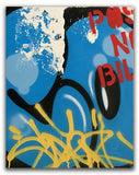 COPE2 - "Post No Bills Blue" Painting