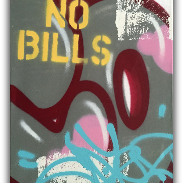 COPE2  "Post No Bills Grey" Painting