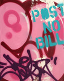 COPE2 - "Post No Bills Pink" Painting