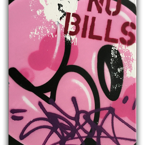 COPE2 - "Post No Bills Pink" Painting