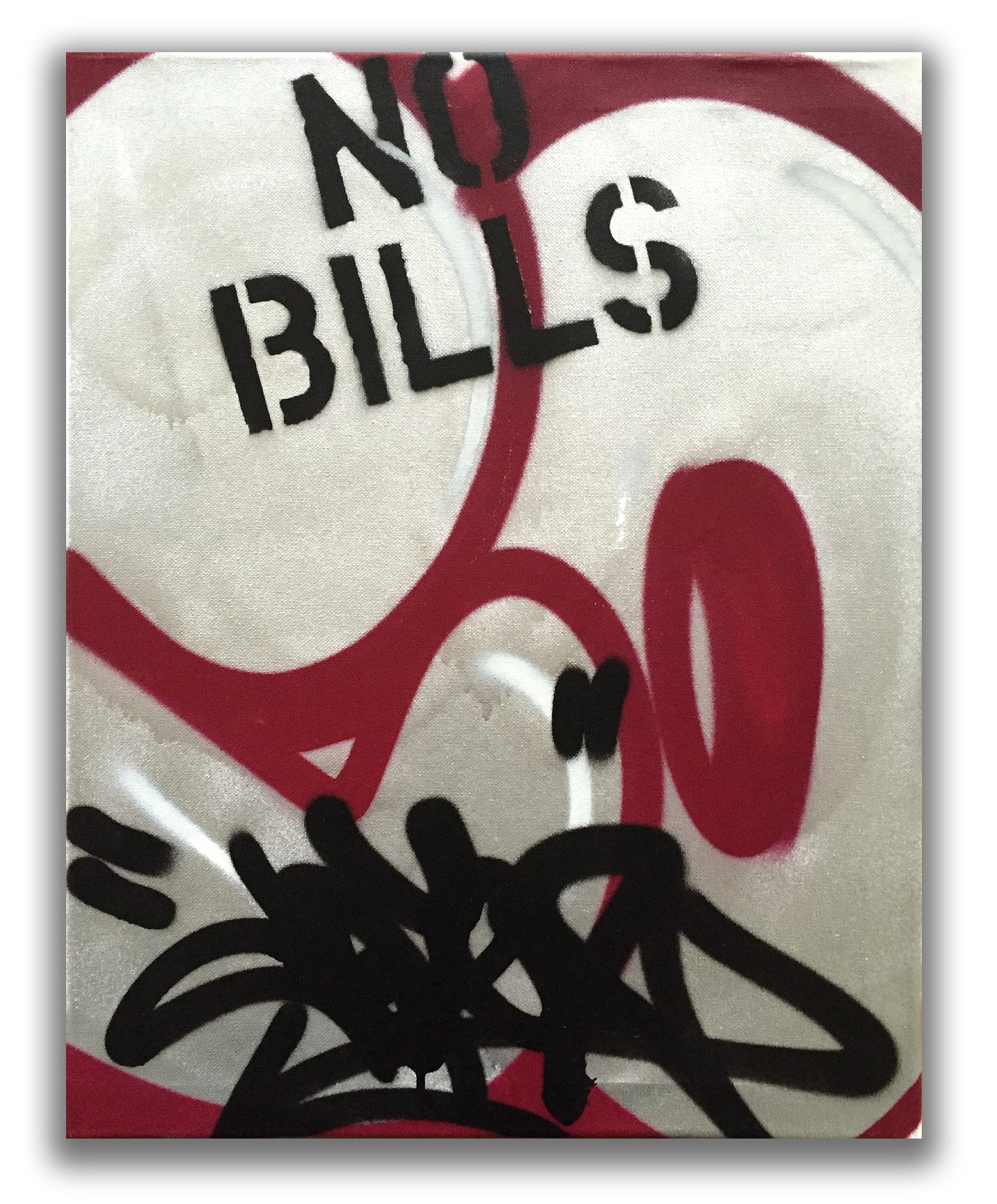 COPE2 - "Post No Bills Silver" Painting