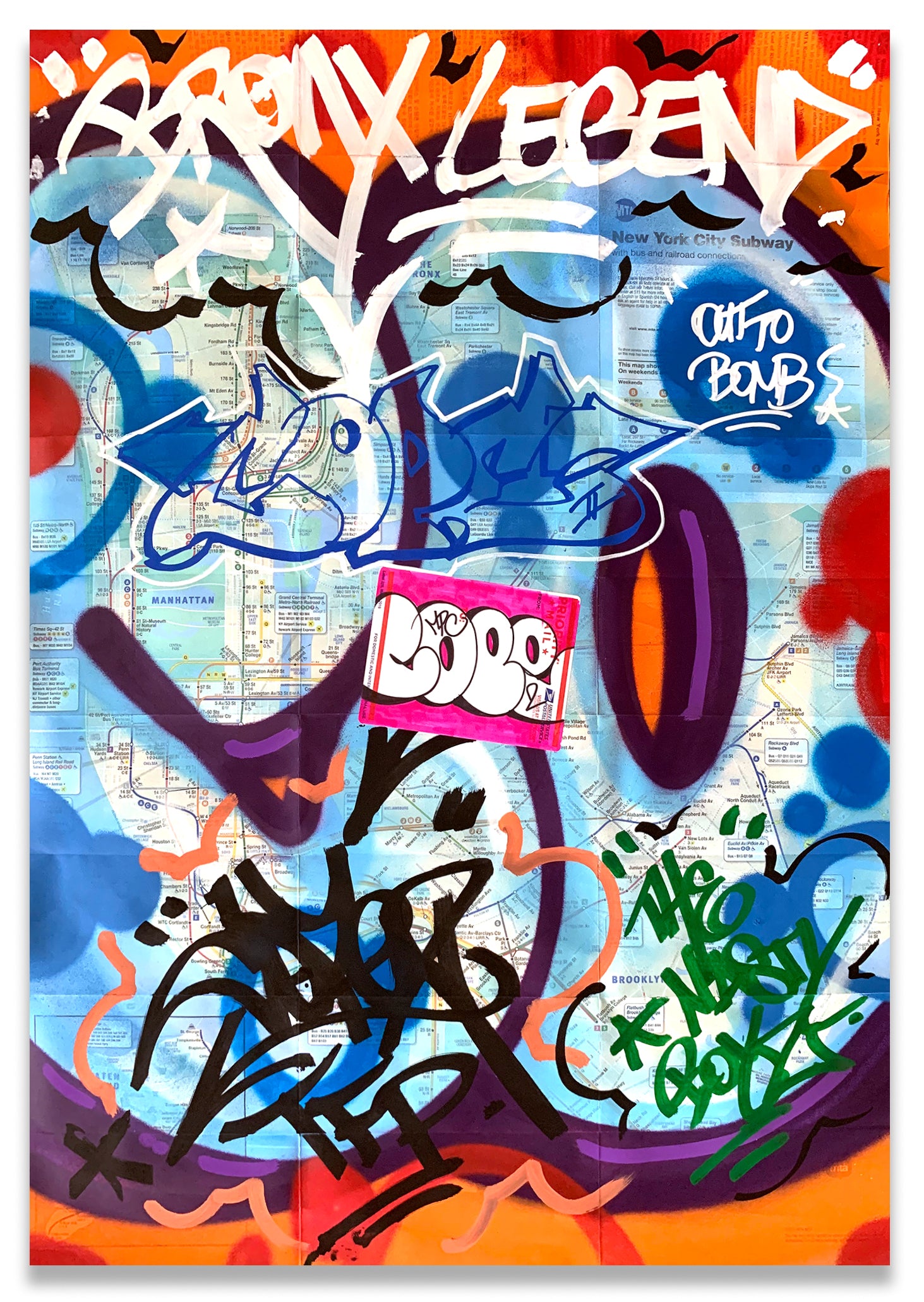 COPE2 - "The Nasty Boyz" NYC Map