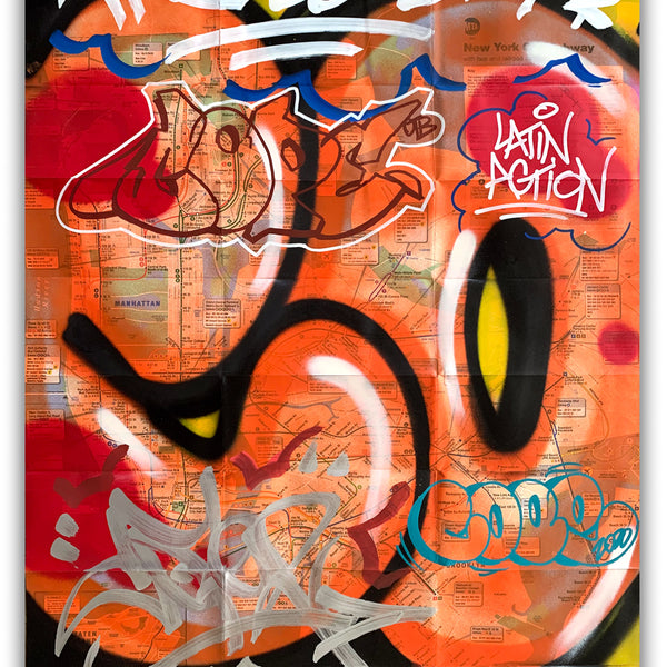 COPE 2 -  "True Legend" NYC Subway Map
