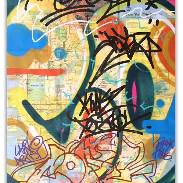 COPE 2 - "True Legend" NYC Subway Map