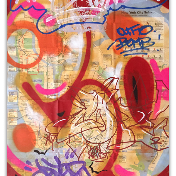 COPE 2 - "True King" NYC Subway Map