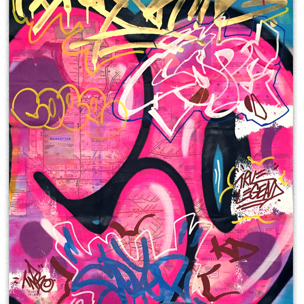 COPE 2 - "True King" NYC Subway Map