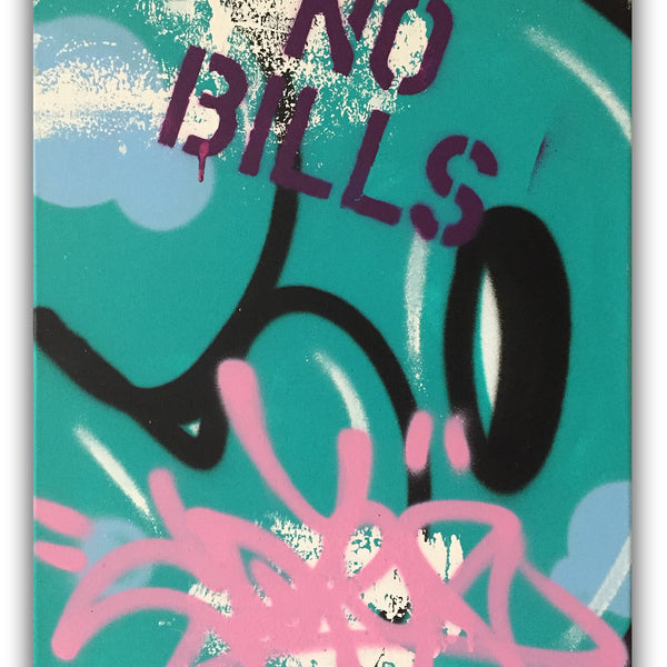 COPE2 - "Post No Bills Blue" Painting