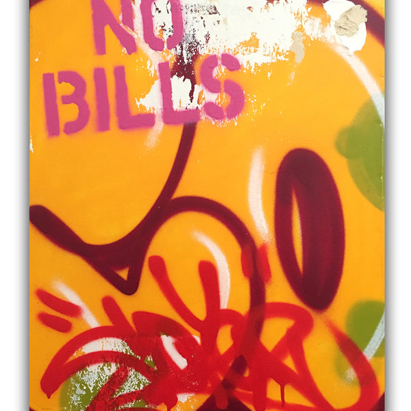 COPE2 - "Post No Bills Yellow" Painting