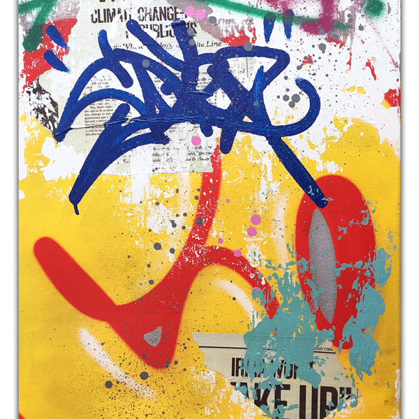 COPE2  "Yellow Bubble" Painting