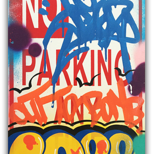 COPE 2 - "Classic Bubble" No Parking Sign