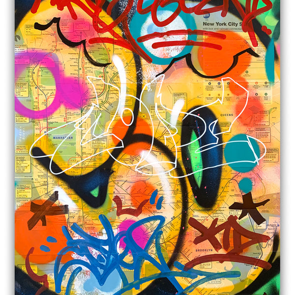 COPE 2 -  "True Legend" NYC Subway Map