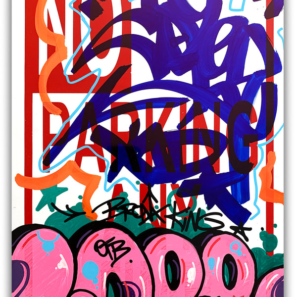 COPE 2 - "Bronx King" No Parking Sign