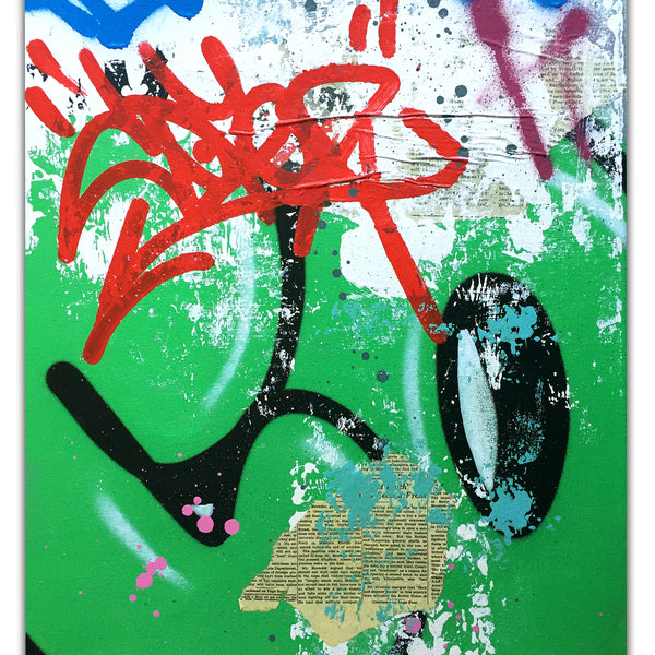 COPE2  "Green Bubble" Painting