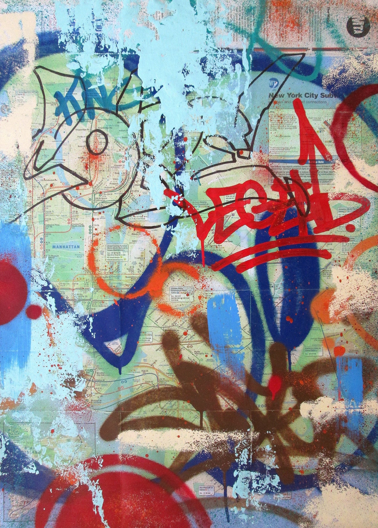 COPE 2 - "King Legend" MTA NYC Subway Map