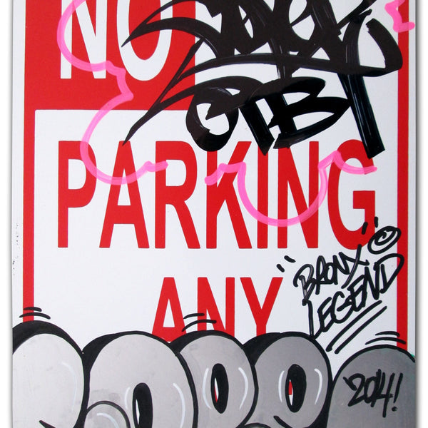 COPE 2 - "Bronx Legend" No Parking Sign