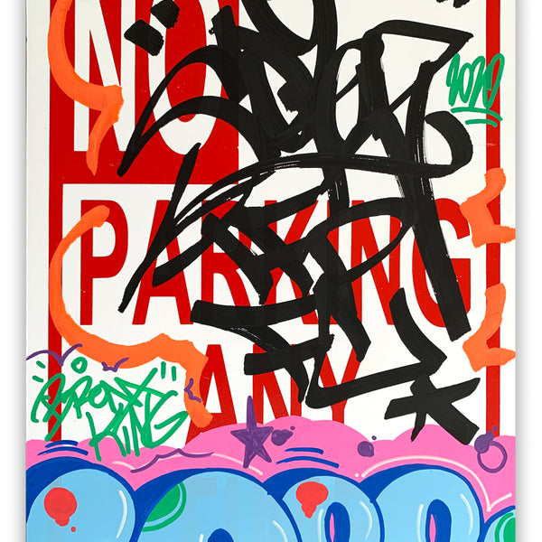 COPE 2 - "Bronx King" No Parking Sign