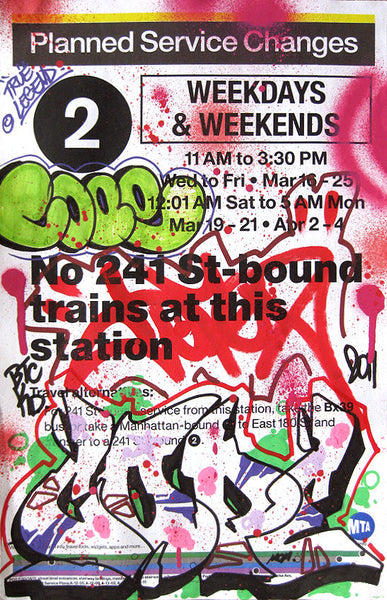 COPE 2 -Subway Sign#3