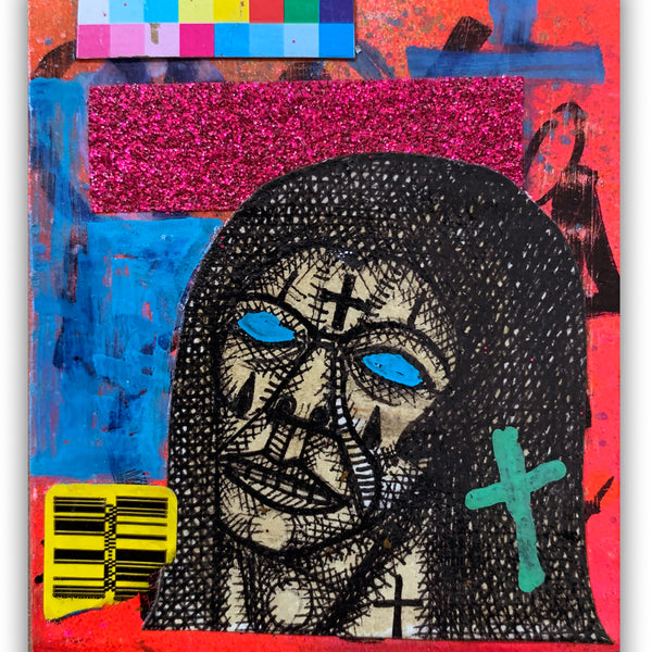 Carlos Ramirez  - "Ghetto Card 8" Drawing