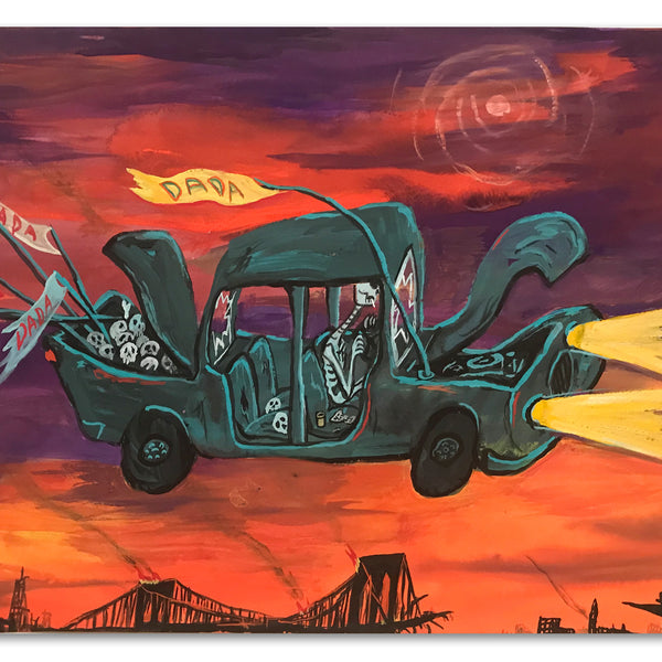 Rick Prol -  "Dada Car" - Painting