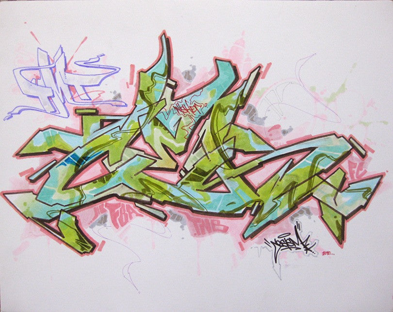 CES ONE- "Untitled 2" BlackBook Drawing