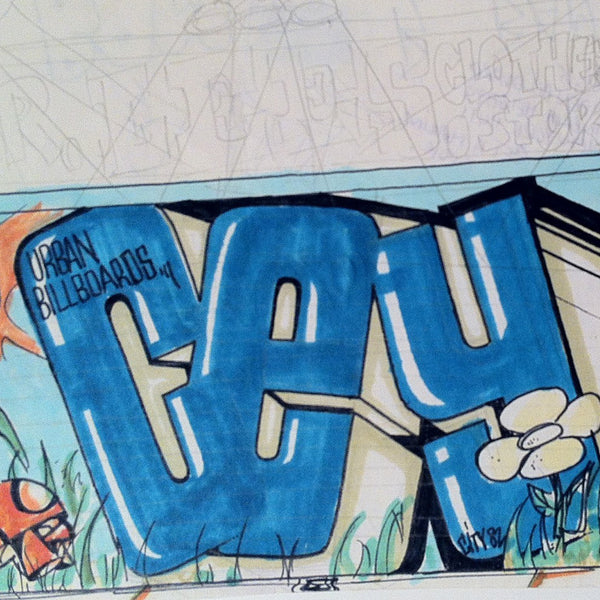 CEY -  "Billboard"  Drawing 1982