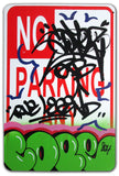 COPE 2 - "Green Classic Bubble " No Parking Sign