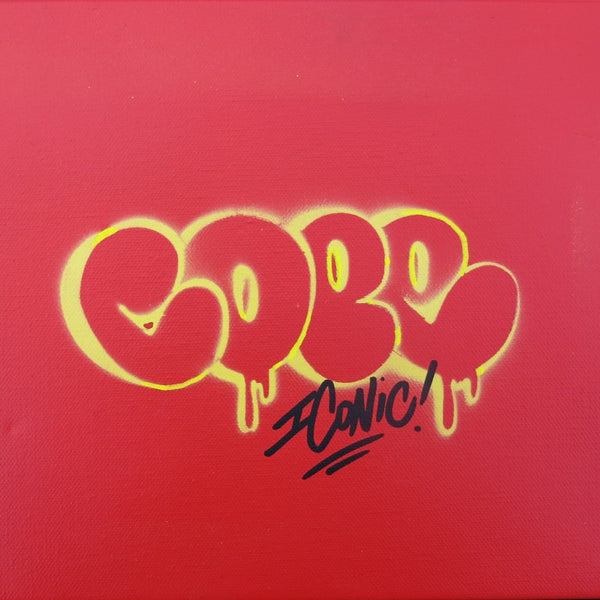 COPE2 - "Bubble Stencil #5" Painting