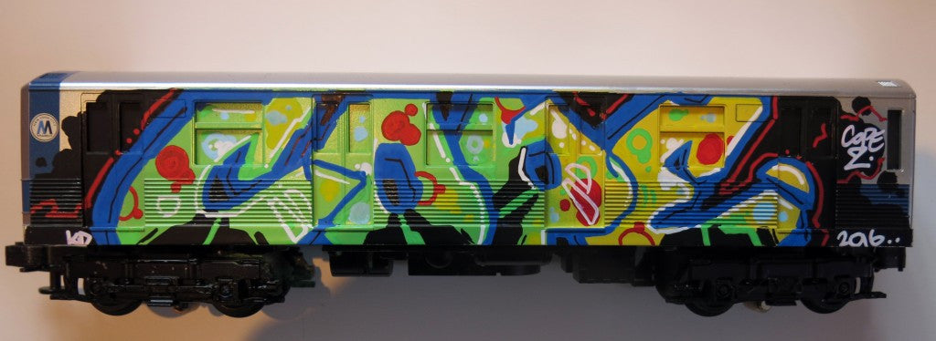 COPE2 - "Subway Model D Train" Painting
