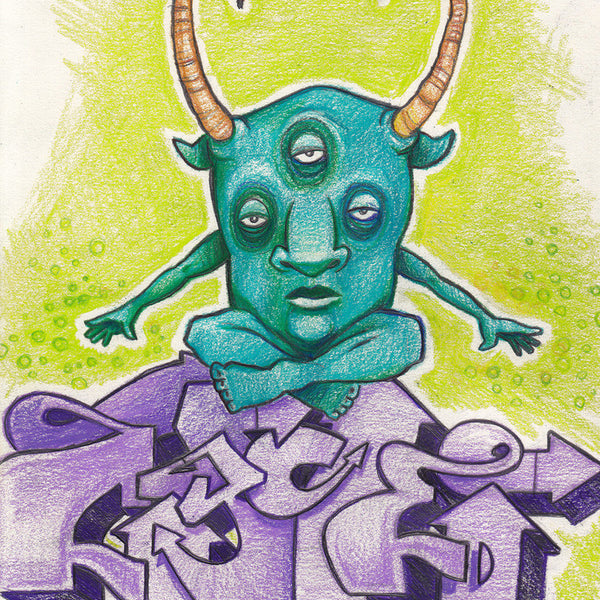 CYCLE  -  "Graffit Spirit 2"  Black Book Drawing
