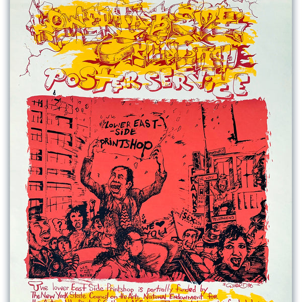 DAZE  "Lowe East Side Print Shop" Silkscreen
