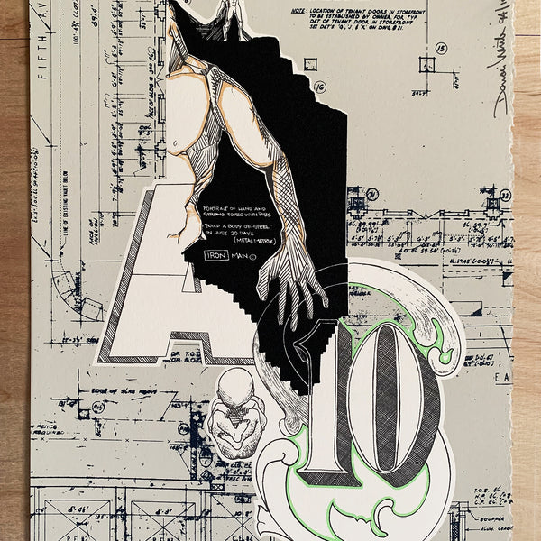 DONDI WHITE - 15 Years Above Ground Print