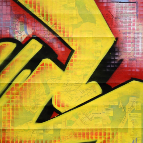 GRAFFITI ARTIST SEEN -  "S Grid" NYC Map