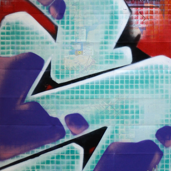 GRAFFITI ARTIST SEEN -  "Honeycomb 17" NYC Map