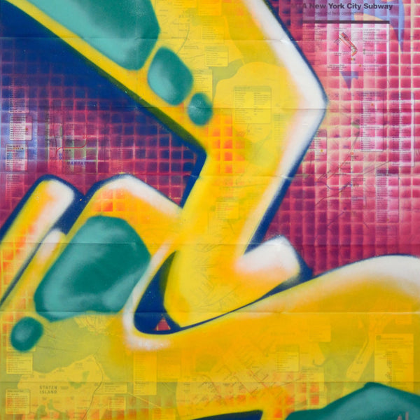 GRAFFITI ARTIST SEEN -  "S Grid #5" NYC Map