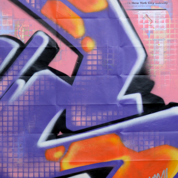 GRAFFITI ARTIST SEEN -  "S Grid" NYC Map