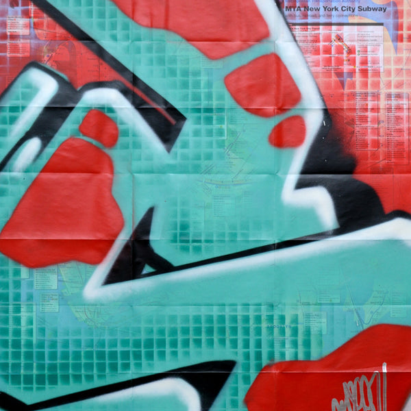 GRAFFITI ARTIST SEEN -  "S Grid" NYC Map
