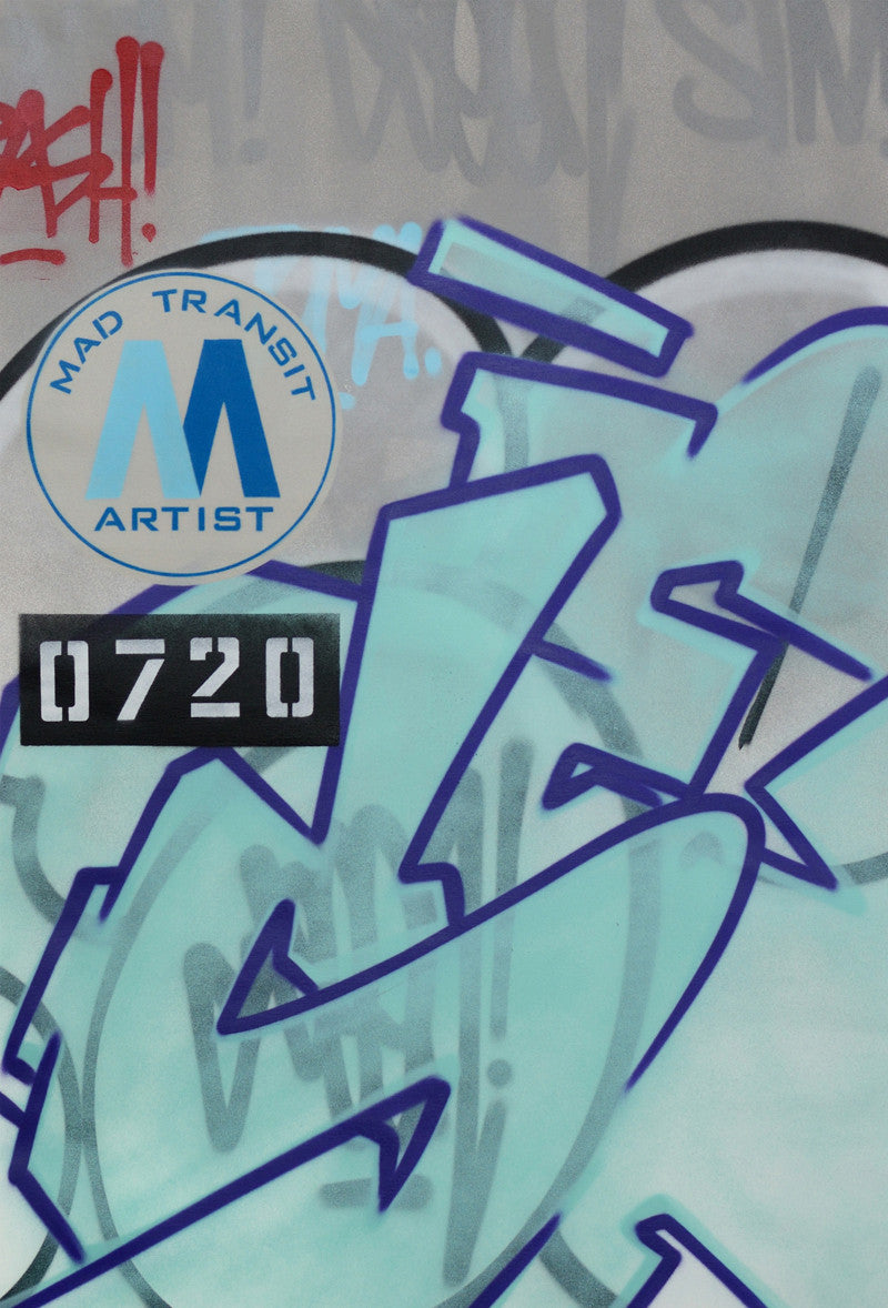 SEEN -  "Mad Transit #17"  Painting on Canvas