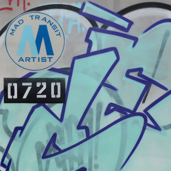 SEEN -  "Mad Transit #17"  Painting on Canvas