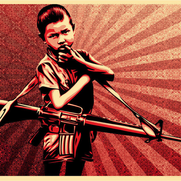 SHEPARD FAIREY - "Duality of Humanity 5"