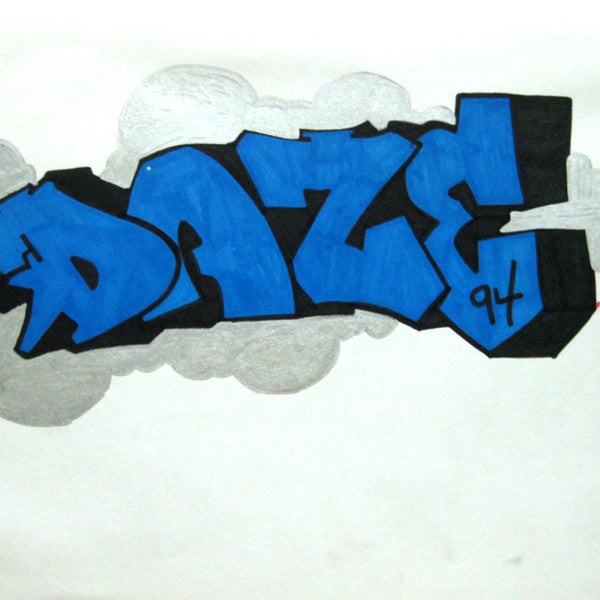 DAZE  "Untitled"  Black Book Drawing
