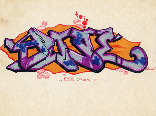 Dondi White - "POSE"   Black Book Drawing